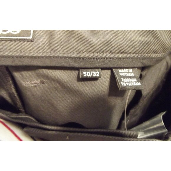 oobe Mens Pants 50 x 32 Gray Cargo Flat Front cotton polyester Classic - Picture 8 of 9